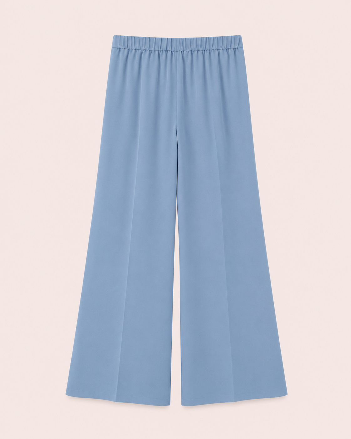 Ensemble 2 pièces bleu ciel femme — top et pantalon large