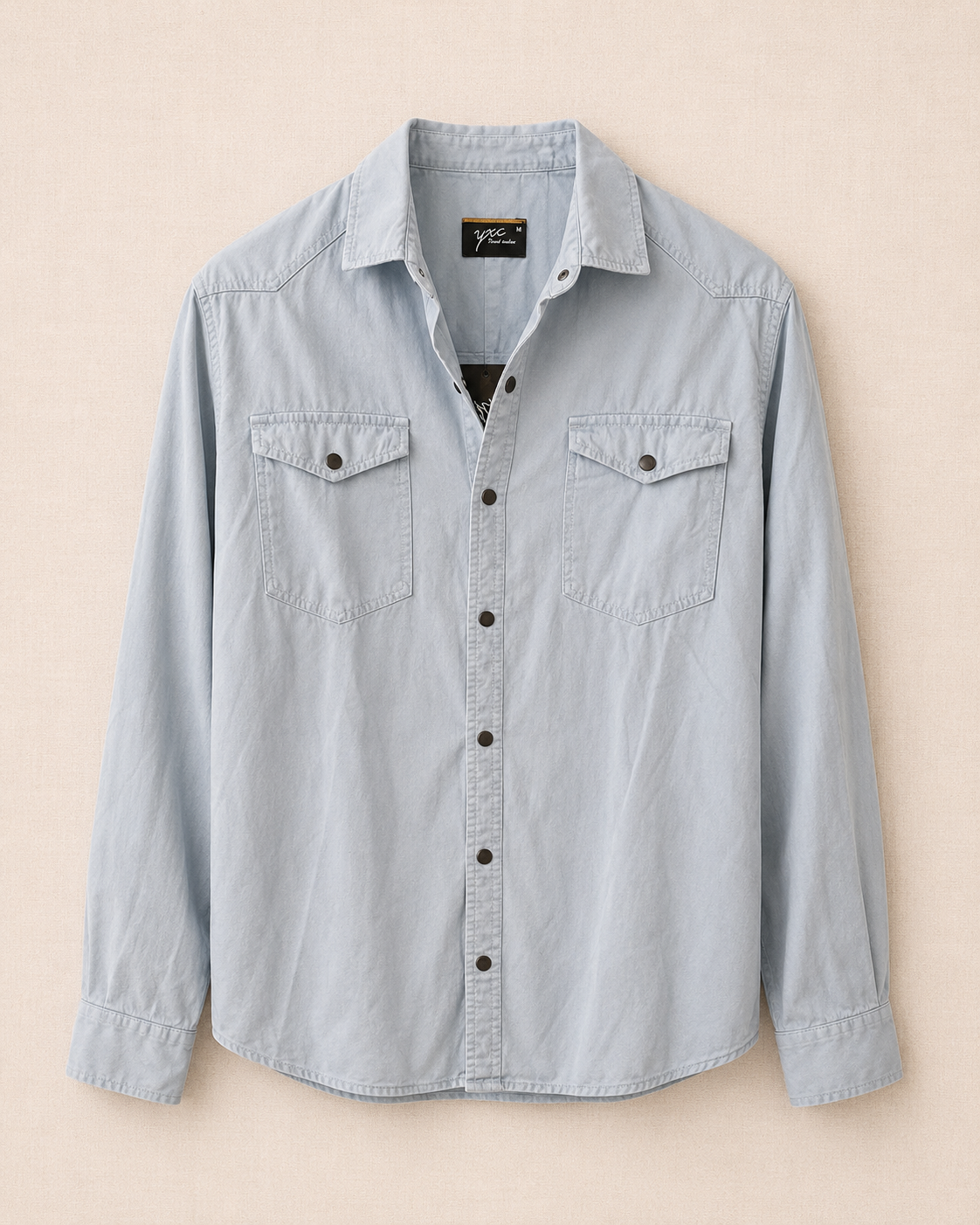 Chemise Western Denim Délavé Homme | Zalimi Sénégal