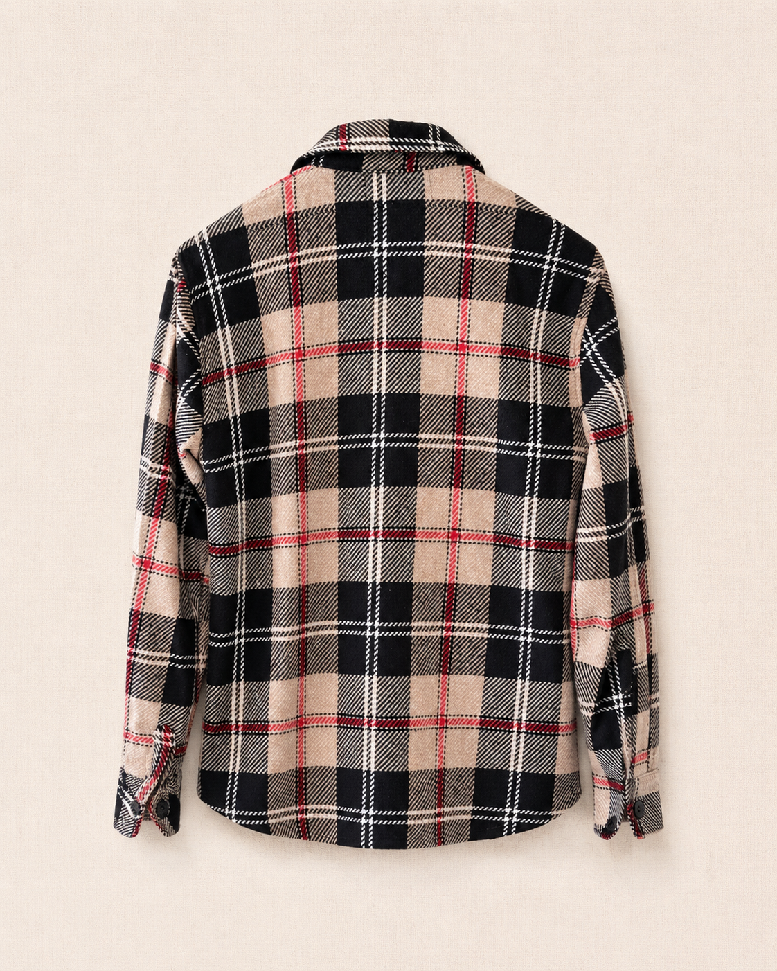 Chemise flanelle carreaux dos coupe ample — Zalimi Sénégal