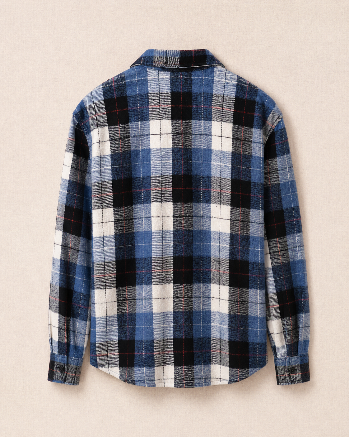 Chemise flanelle carreaux garçon dos — 12-14 ans Zalimi Sénégal
